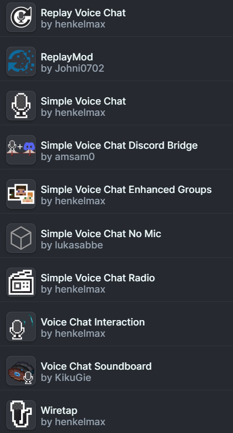 Screenshot modpacku All Simple Voice Chat Connections! (3/3)