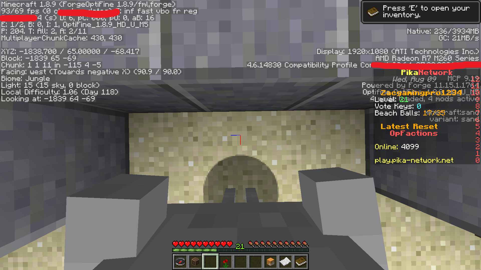 Screenshot des Modpacks Max FPS (3/3)
