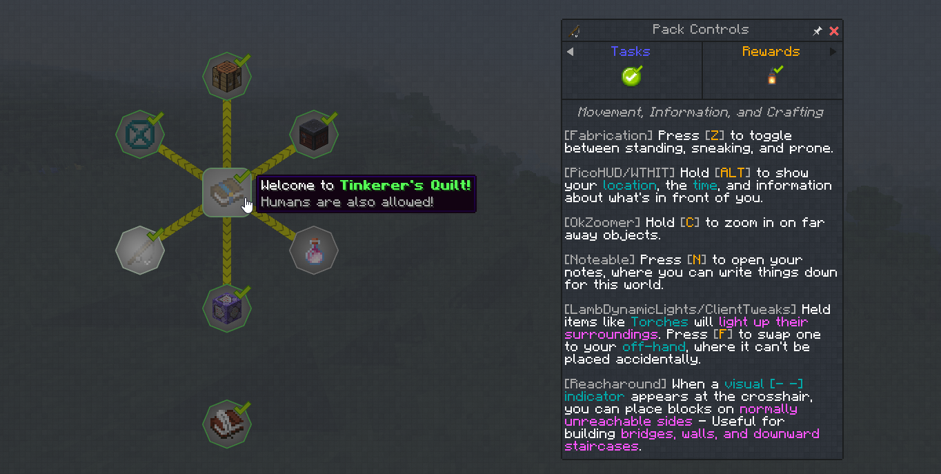 Screenshot des Modpacks Tinkerer's Quilt (3/3)