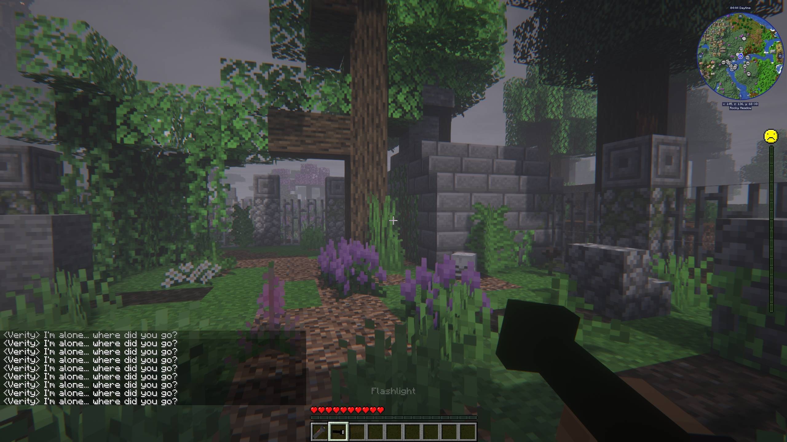 Screenshot modpacku VerityCraft - A Realistic Horror Experience with Verity (1/3)