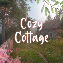 Logo modpacka Cozy Cottage 𝘵𝘰 𝘣𝘢𝘴𝘪𝘤 𝘴𝘦𝘵𝘶𝘱𝘴 🍂ㅤㅤ