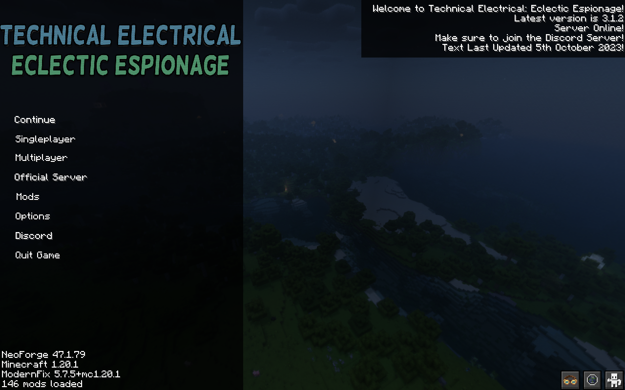 Screenshot modpacku Technical Electrical (3/3)