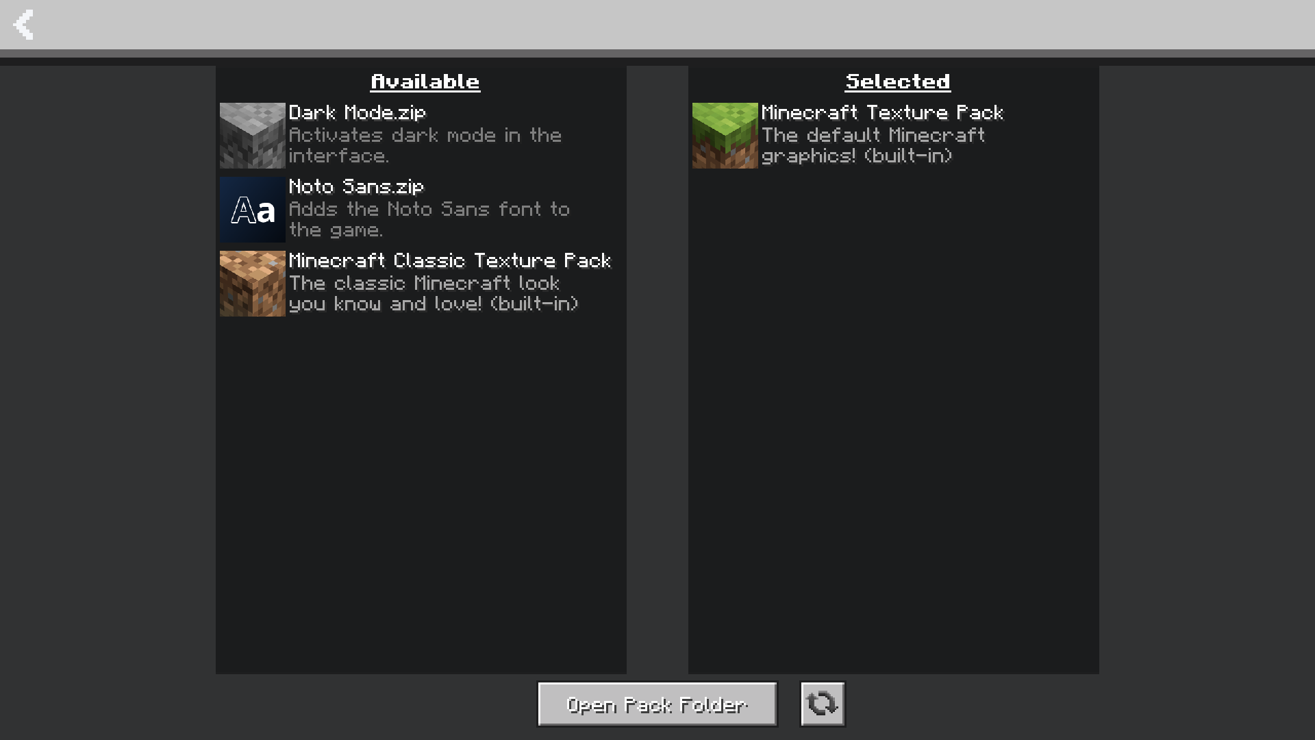 Screenshot des Modpacks Bedrock Reloaded (2/3)
