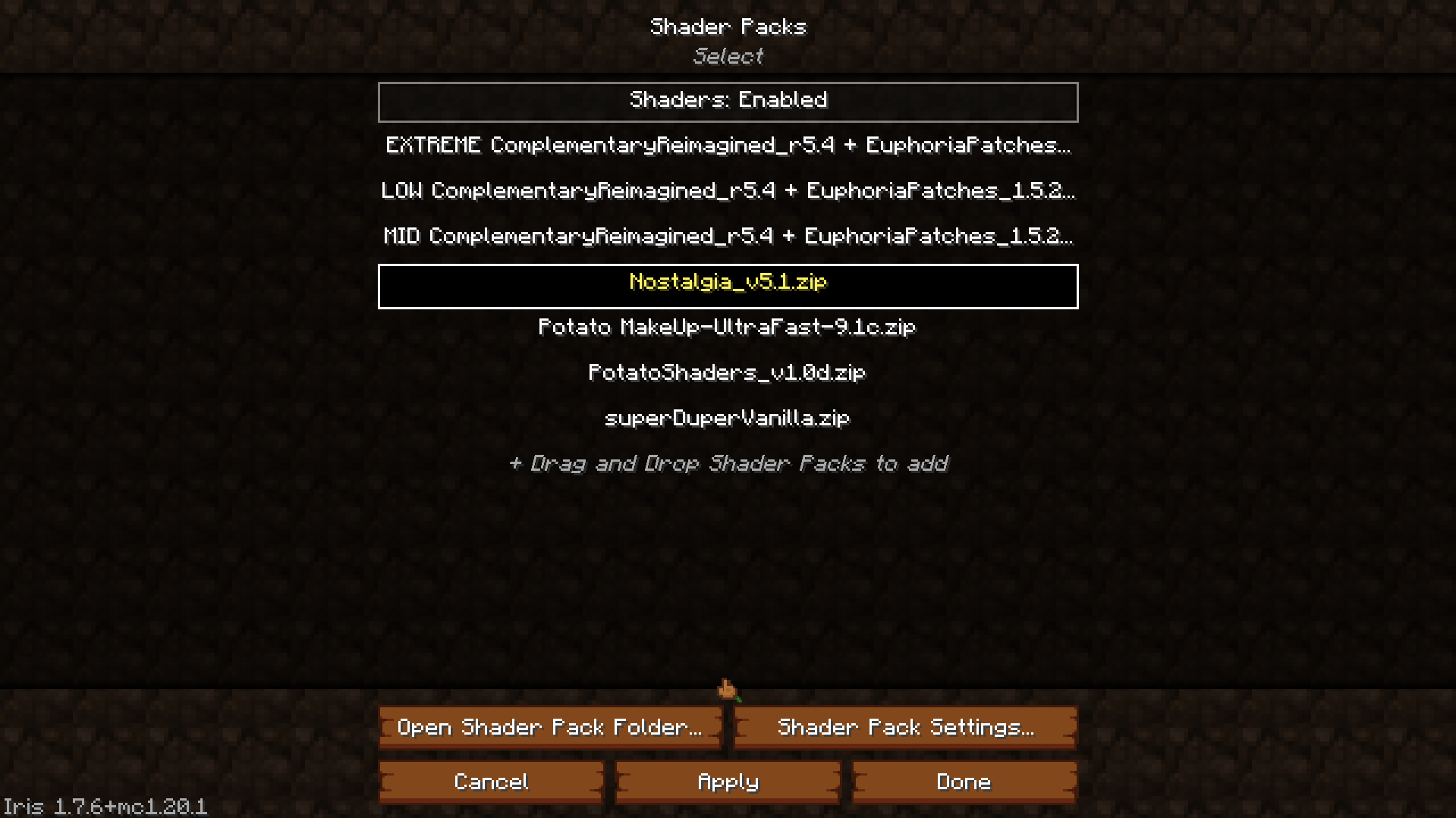 Zrzut ekranu modpacka Homestead (1/3)