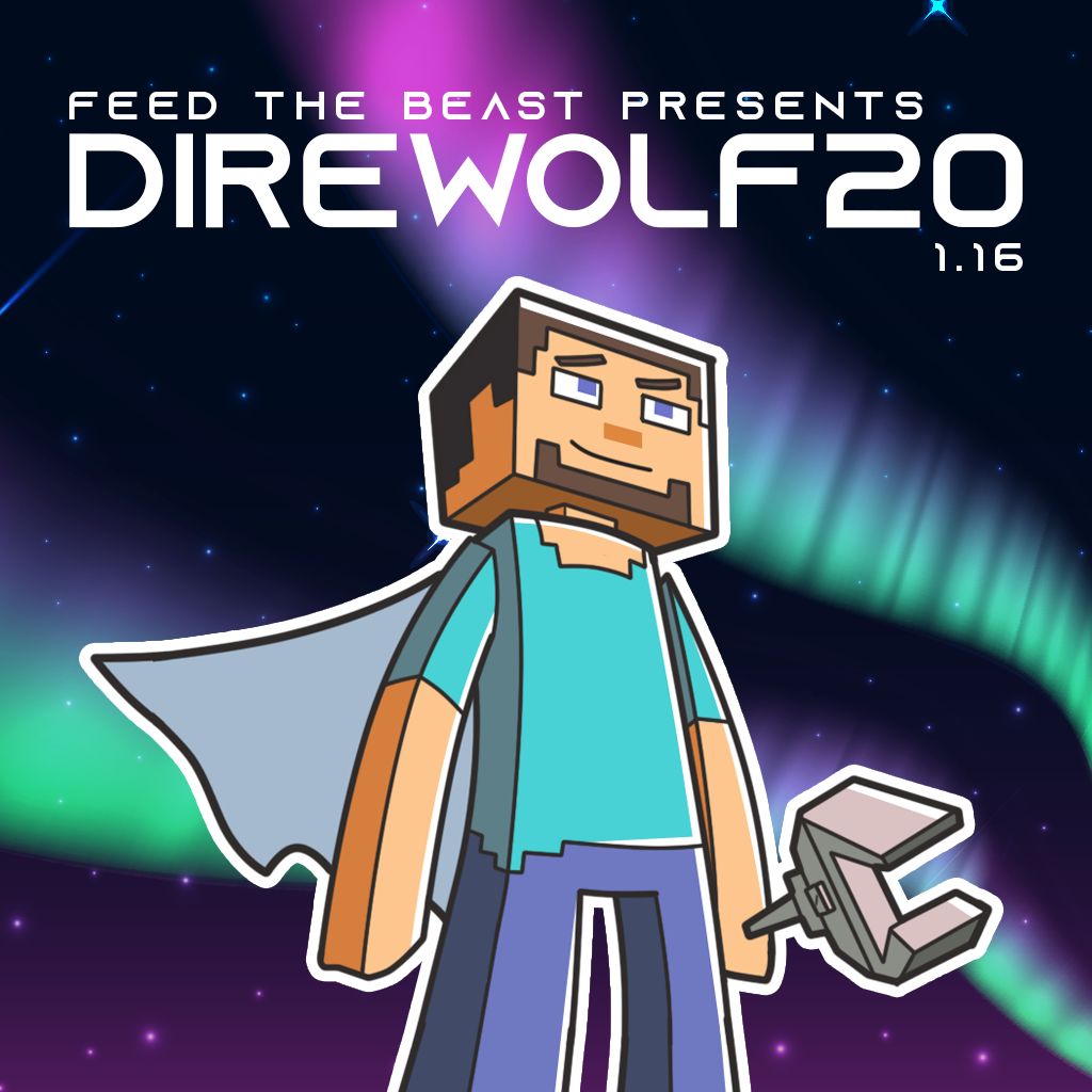 Logo modpacka FTB Presents Direwolf20 1.16