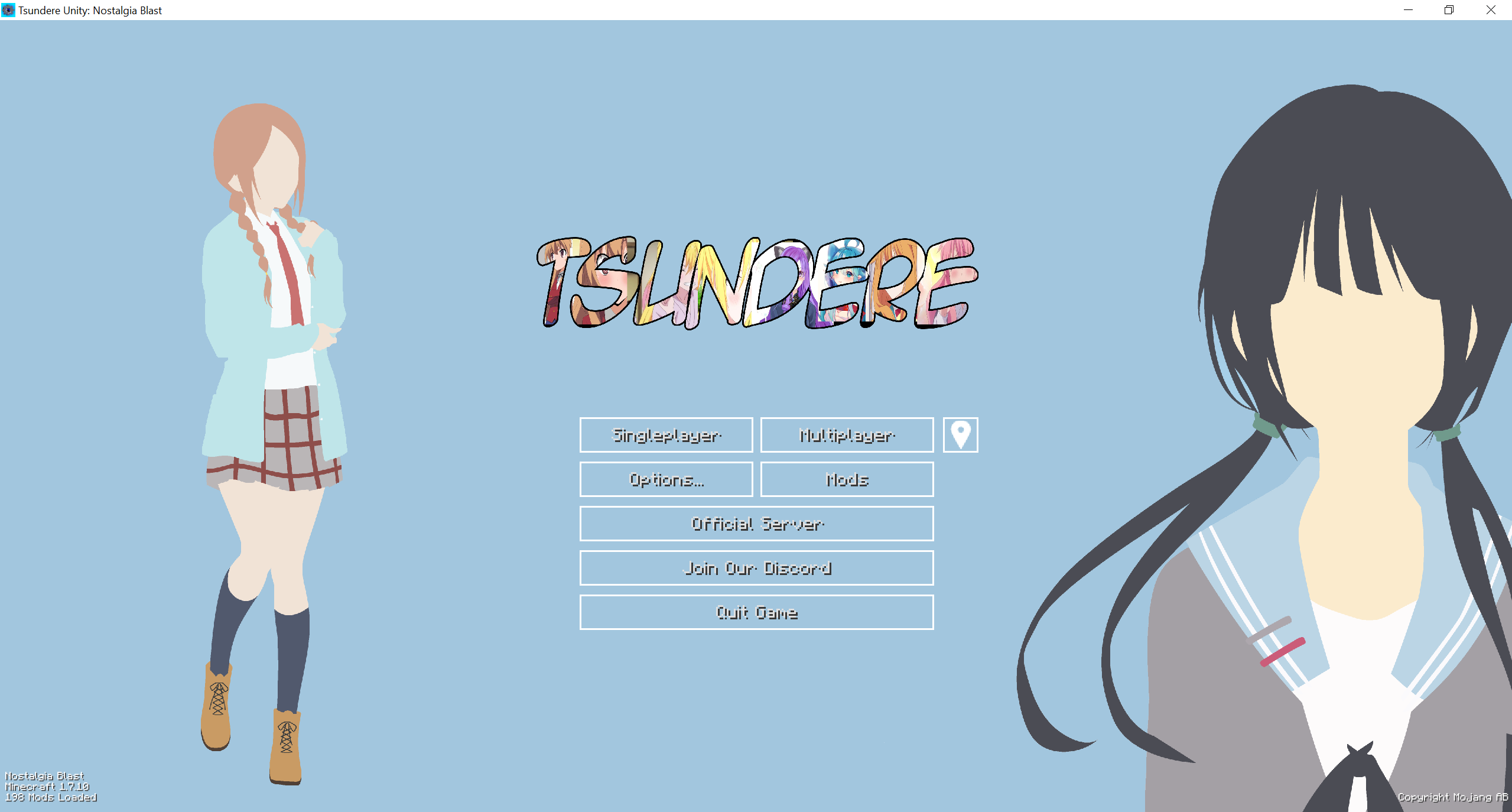 Screenshot des Modpacks Tsundere Unity: Nostalgia Blast (1/3)