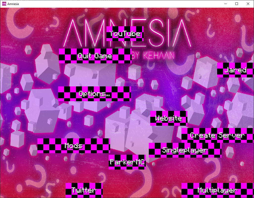Zrzut ekranu modpacka Amnesia (1/3)
