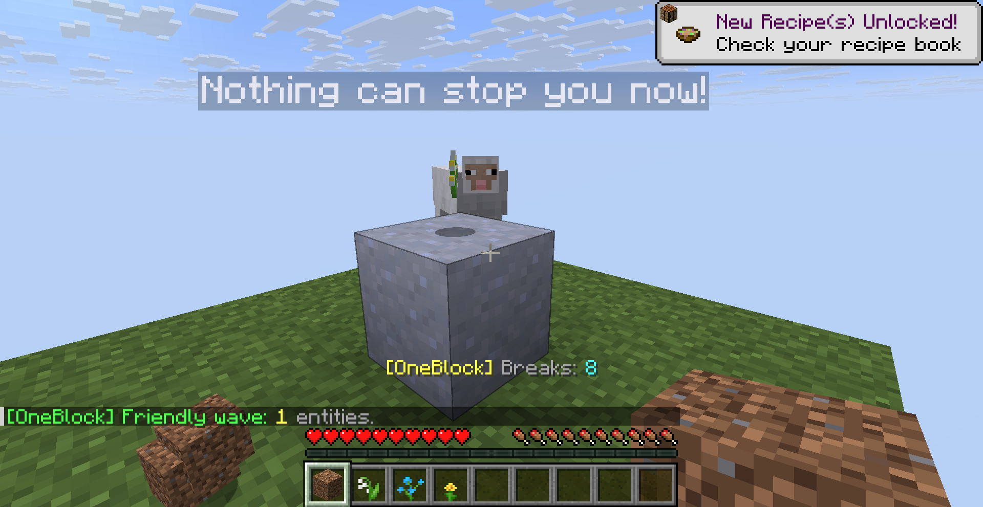 Screenshot des Modpacks One Block Challenge (1/3)