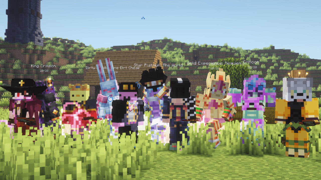 Screenshot modpacku Jojo's Bizarre Fantasy World (2/2)