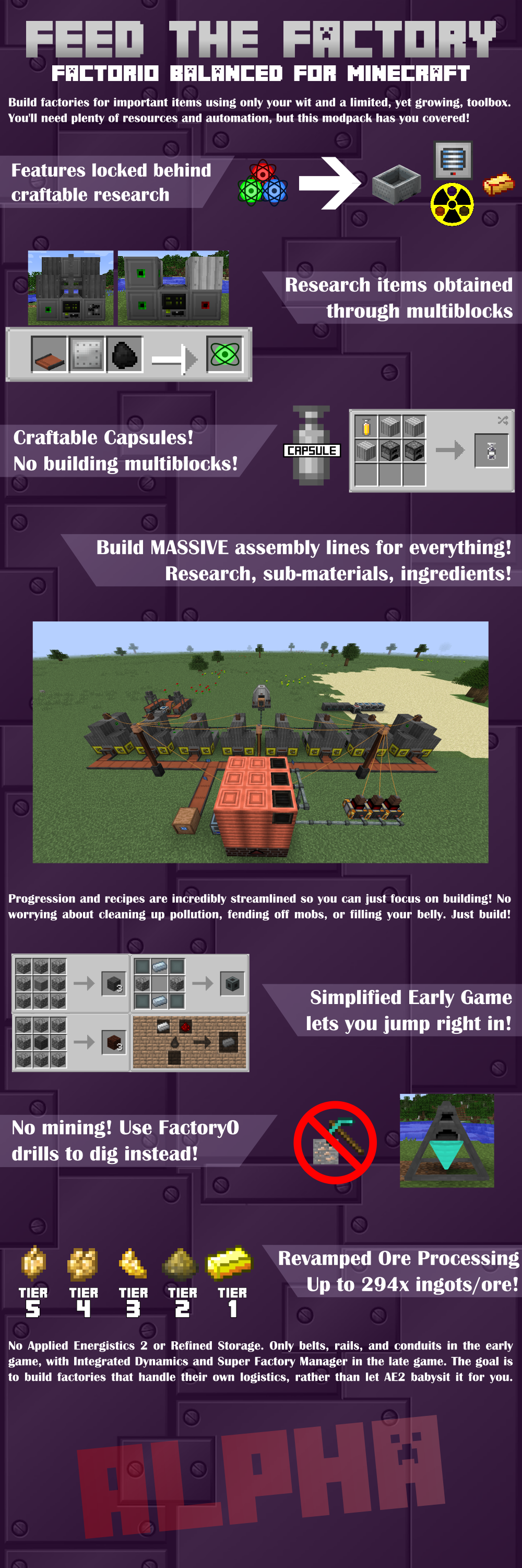 Screenshot modpacku Feed the Factory (1/1)