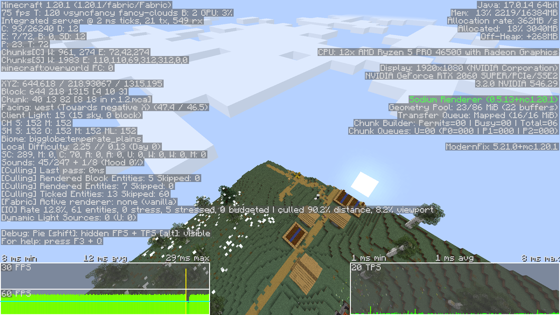 Screenshot des Modpacks Big Globe Optimized [FABRIC] (1/1)