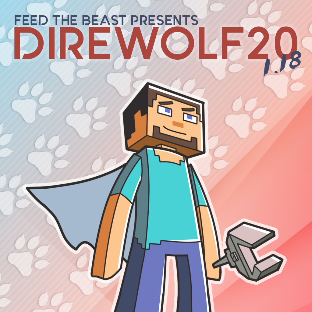 Logo modpacka FTB Presents Direwolf20 1.18