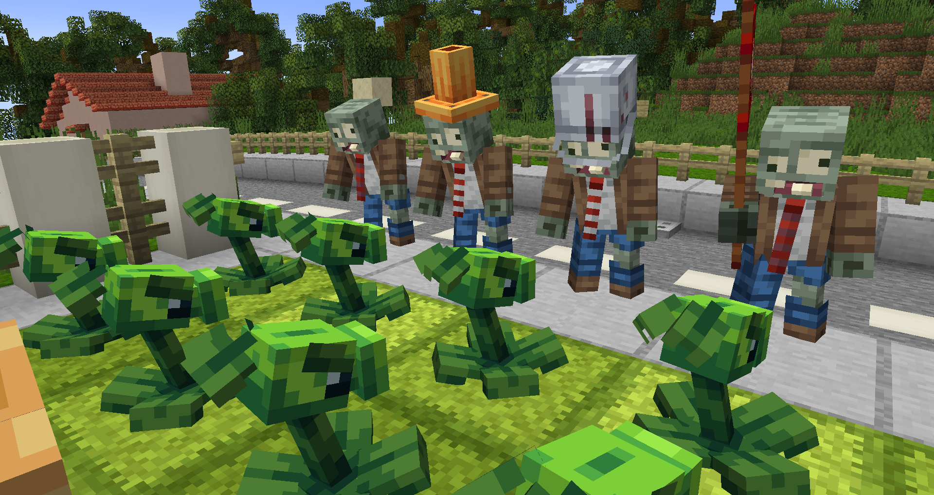 Náhled modpacku Plants vs. Zombies