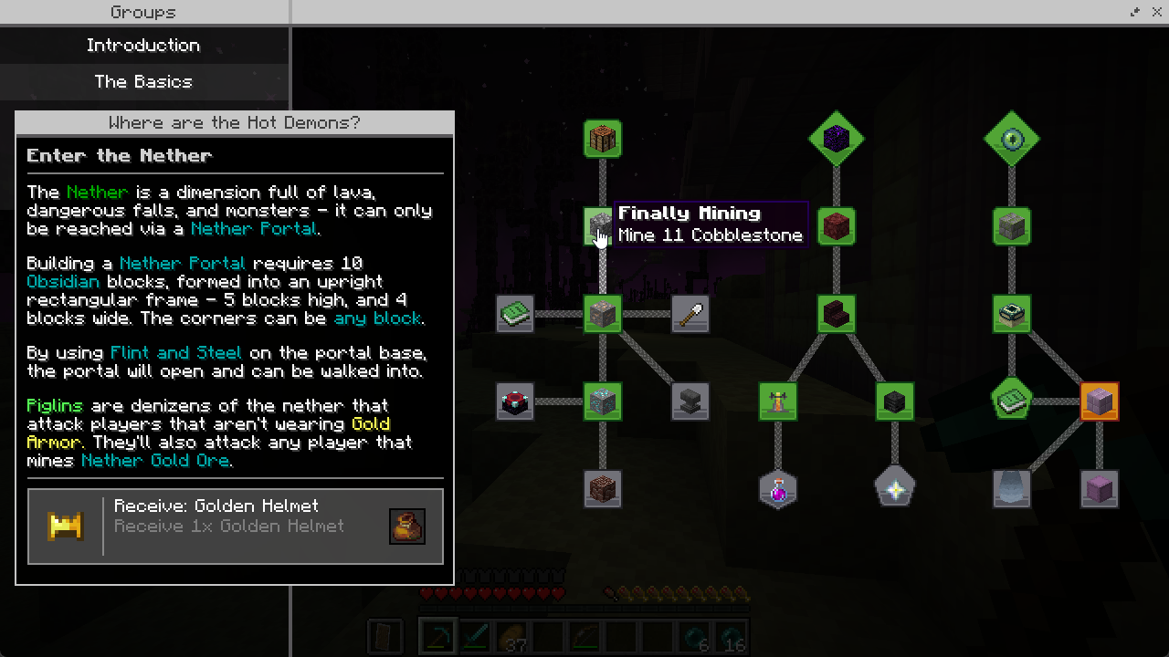 Screenshot des Modpacks Tinkerer's Quilt (1/3)