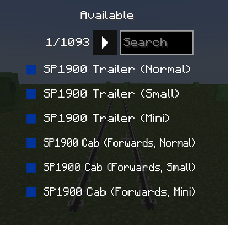 Screenshot des Modpacks All The Trains MTR (1/3)