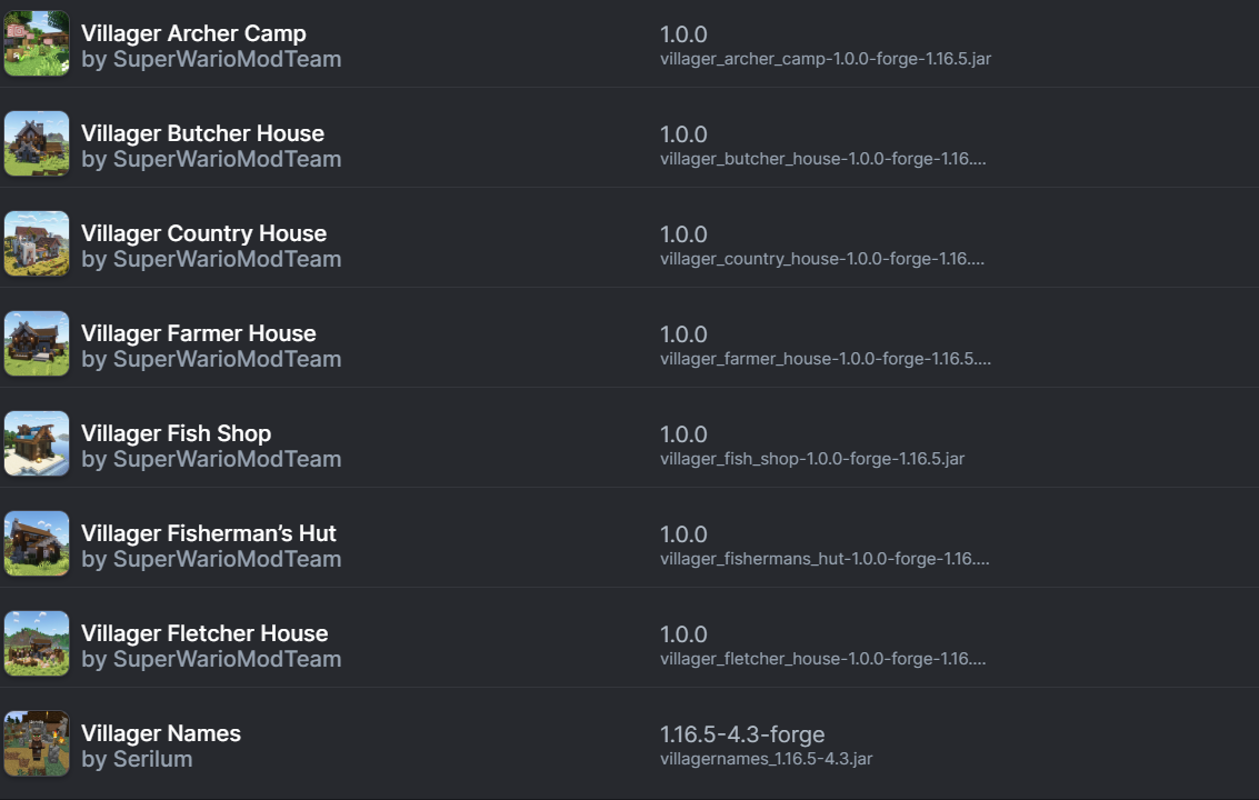 Screenshot des Modpacks CARS AND PLANE (2/3)