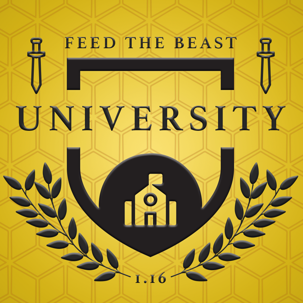 Logo modpacka FTB University 1.16