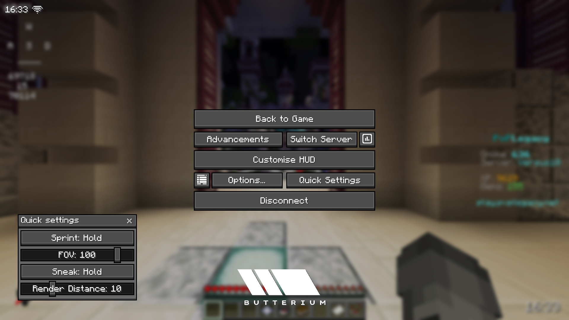 Screenshot des Modpacks FPS/Performance/QoL | Butterium (3/3)