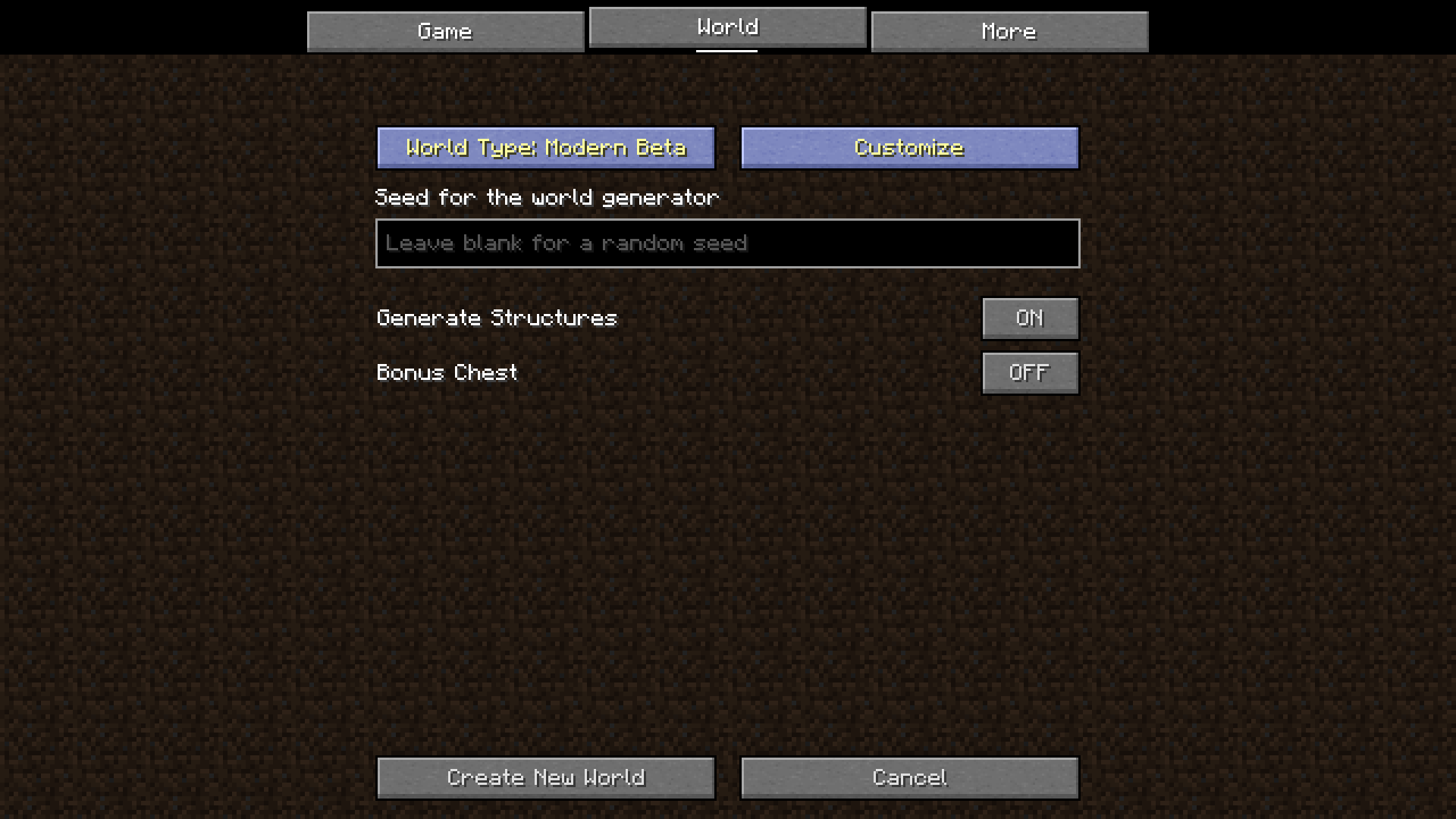 Screenshot des Modpacks Minecraft Legacy (2/3)