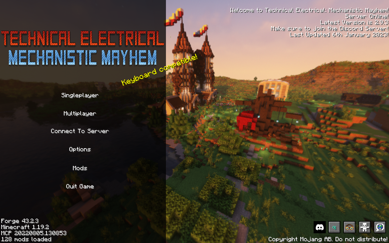 Screenshot modpacku Technical Electrical (2/3)