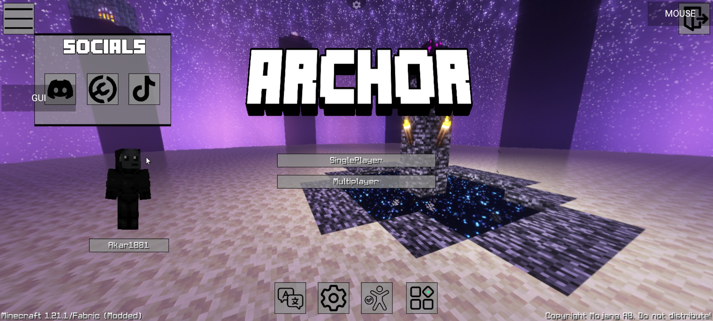 Screenshot des Modpacks ArchorClient (1/1)