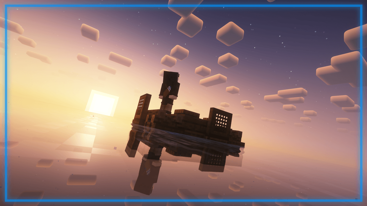 Screenshot modpacku Create: Stranded at Sea (1/3)
