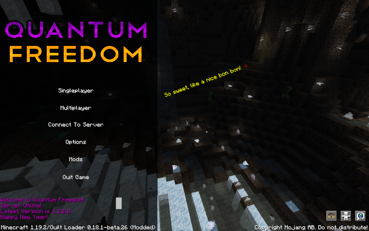 Screenshot des Modpacks Quantum Freedom 3 (1/1)