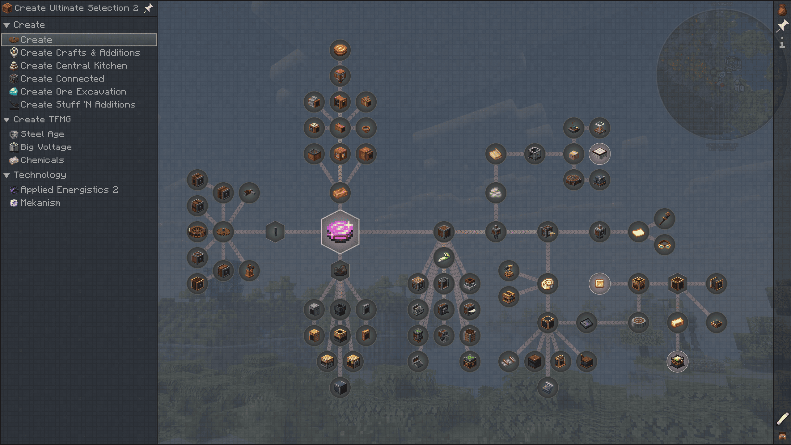Screenshot des Modpacks Create Ultimate Selection 2 - Create Aeronautics (2/3)