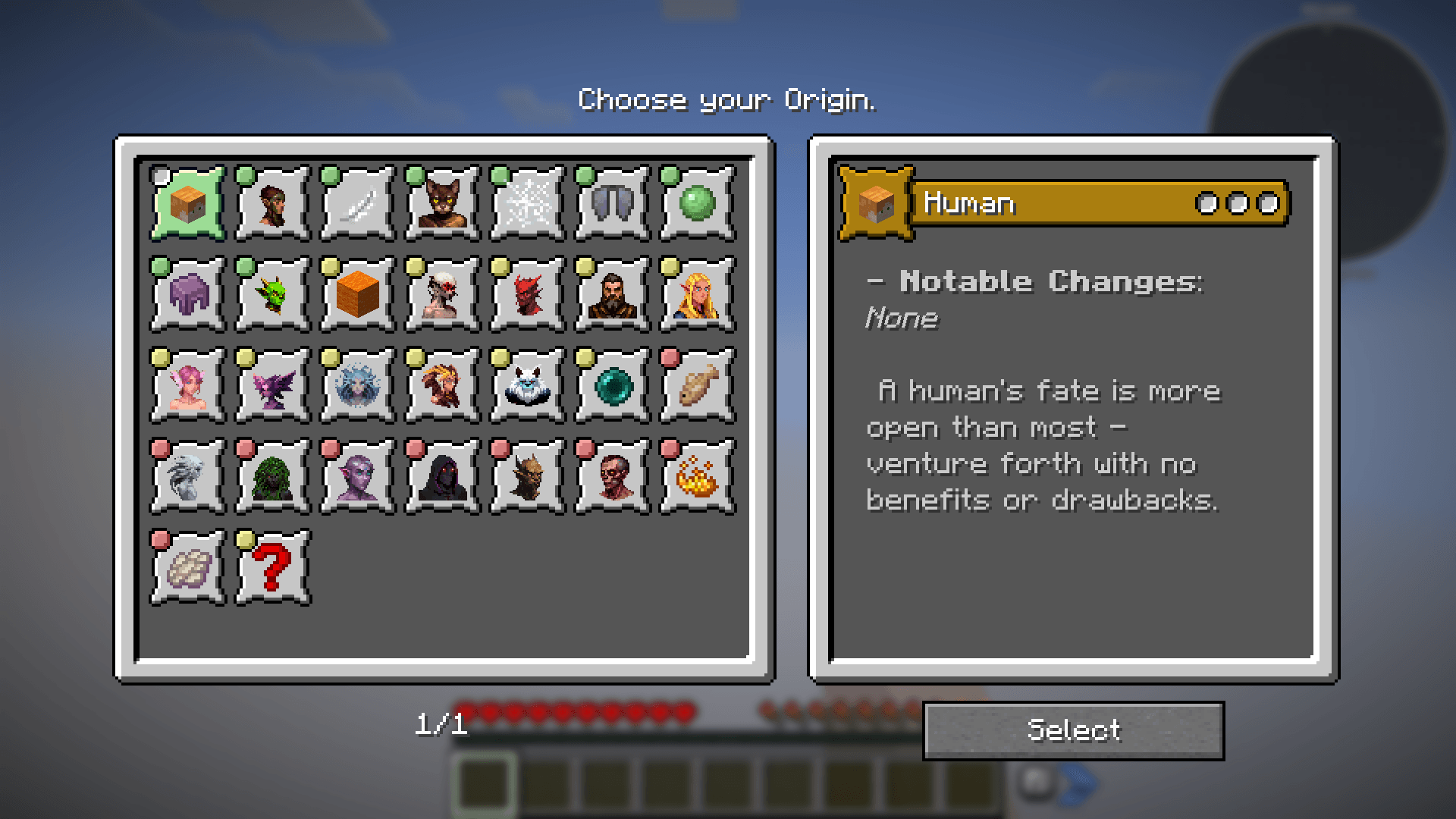 Screenshot des Modpacks RPG Origins - Rise of Power (1/3)
