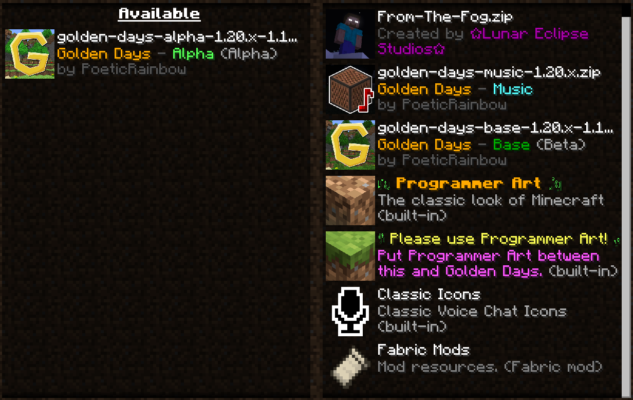 Screenshot des Modpacks Minecraft Legacy (3/3)
