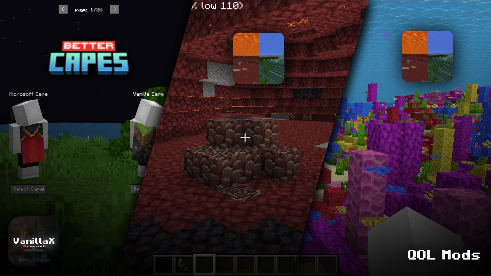 Screenshot modpacku ObsidianFPS (1/3)
