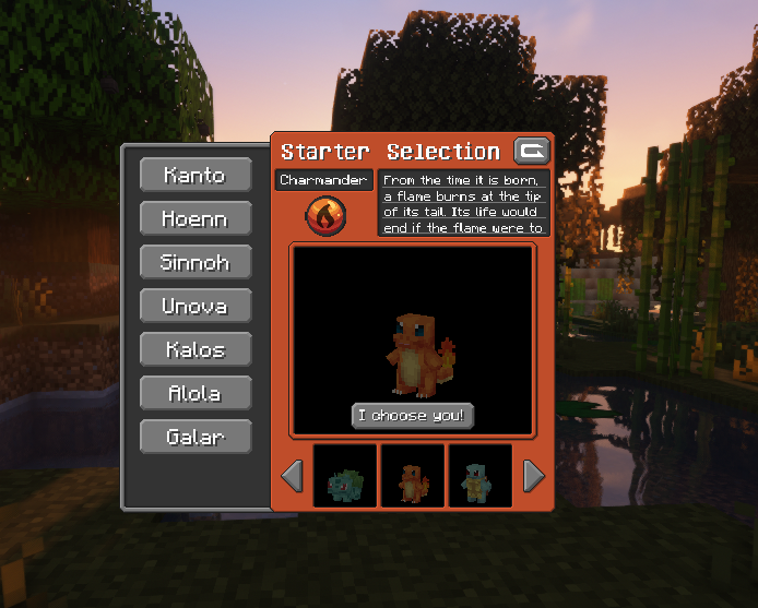 Screenshot modpacku Cobblemon Craft (1/3)