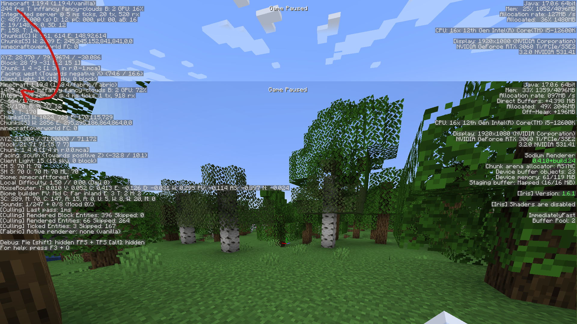 Screenshot des Modpacks Overly Optimized (2/3)