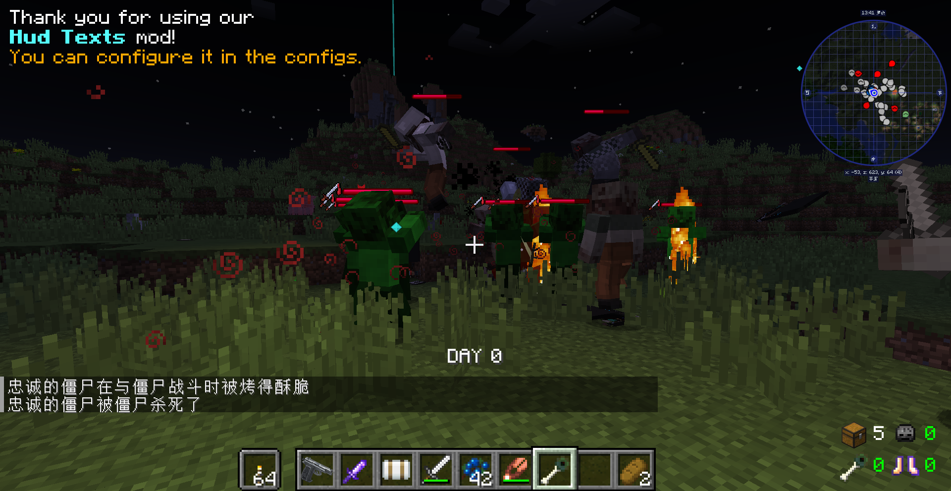 Screenshot des Modpacks Seven Zero Meow Team's Zombie apocalypse (1/3)