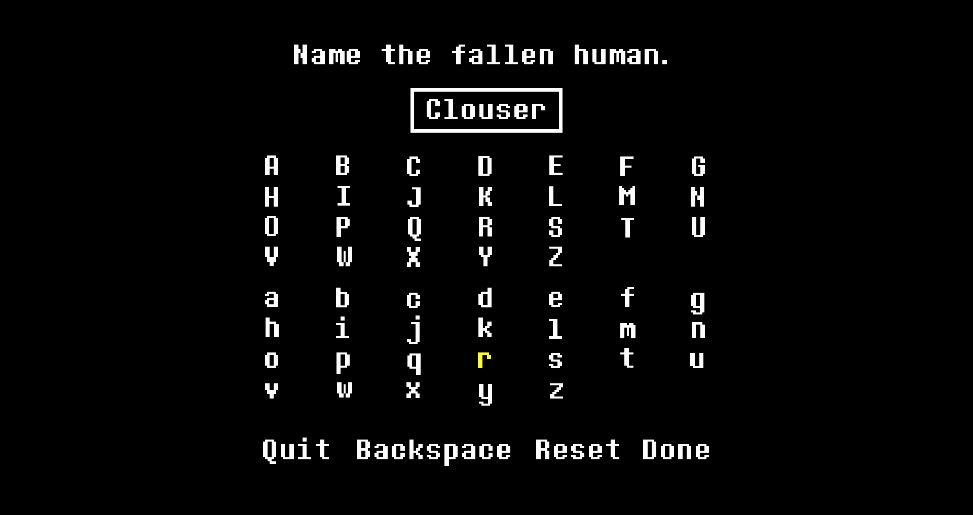 Screenshot modpacku Undertale (3/3)