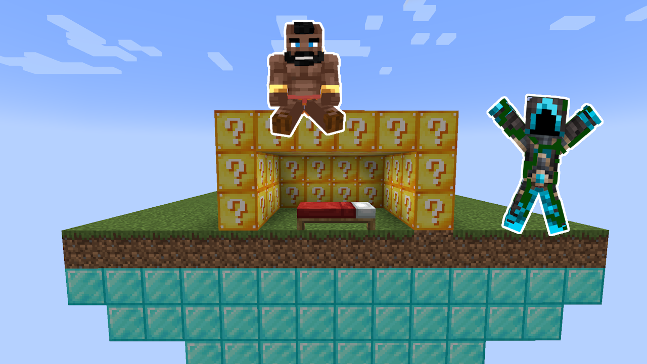 Screenshot des Modpacks Lucky Block Bedwars Skywardvoyager (1/2)