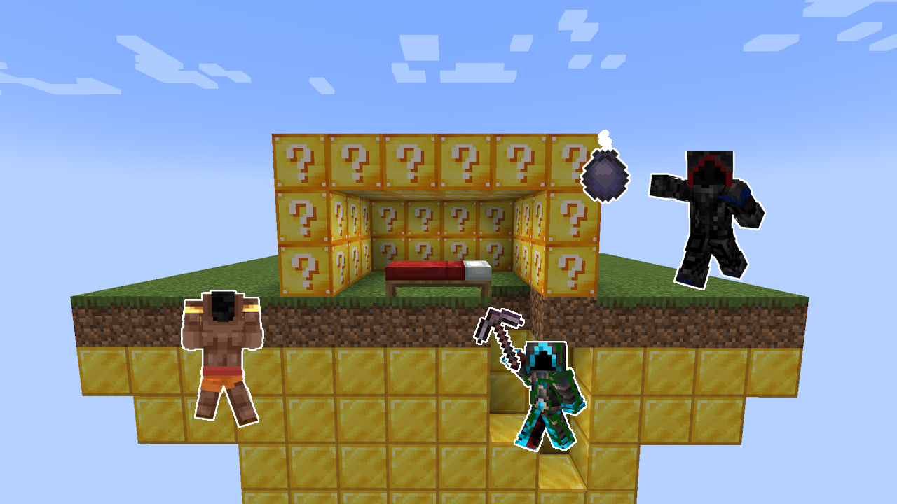 Screenshot des Modpacks Lucky Block Bedwars Skywardvoyager (2/2)