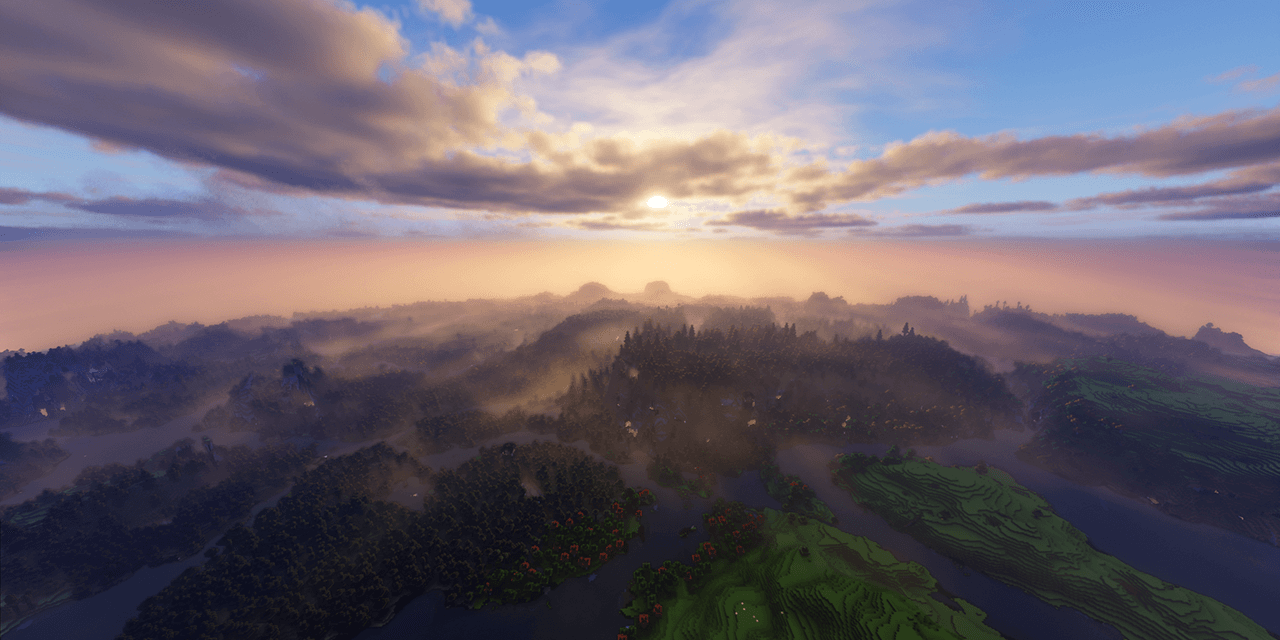 Screenshot modpacku Distant Horizons Pack (With Shaders) (1/3)