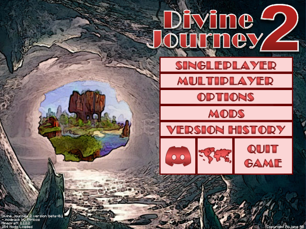 Zrzut ekranu modpacka Divine Journey 2 (1/3)