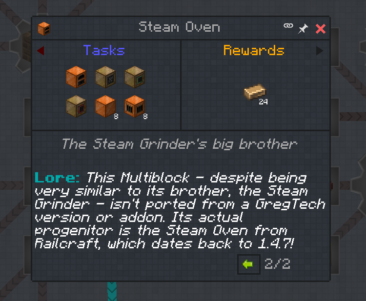 Capture d’écran du modpack GregTech Community Pack Modern (2/3)