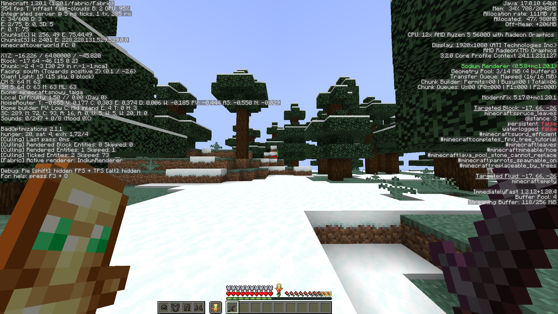 Screenshot des Modpacks FPS Booster PVP (2/2)