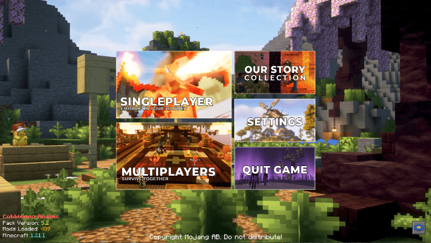 Zrzut ekranu modpacka Cobblemon Realms (1/3)