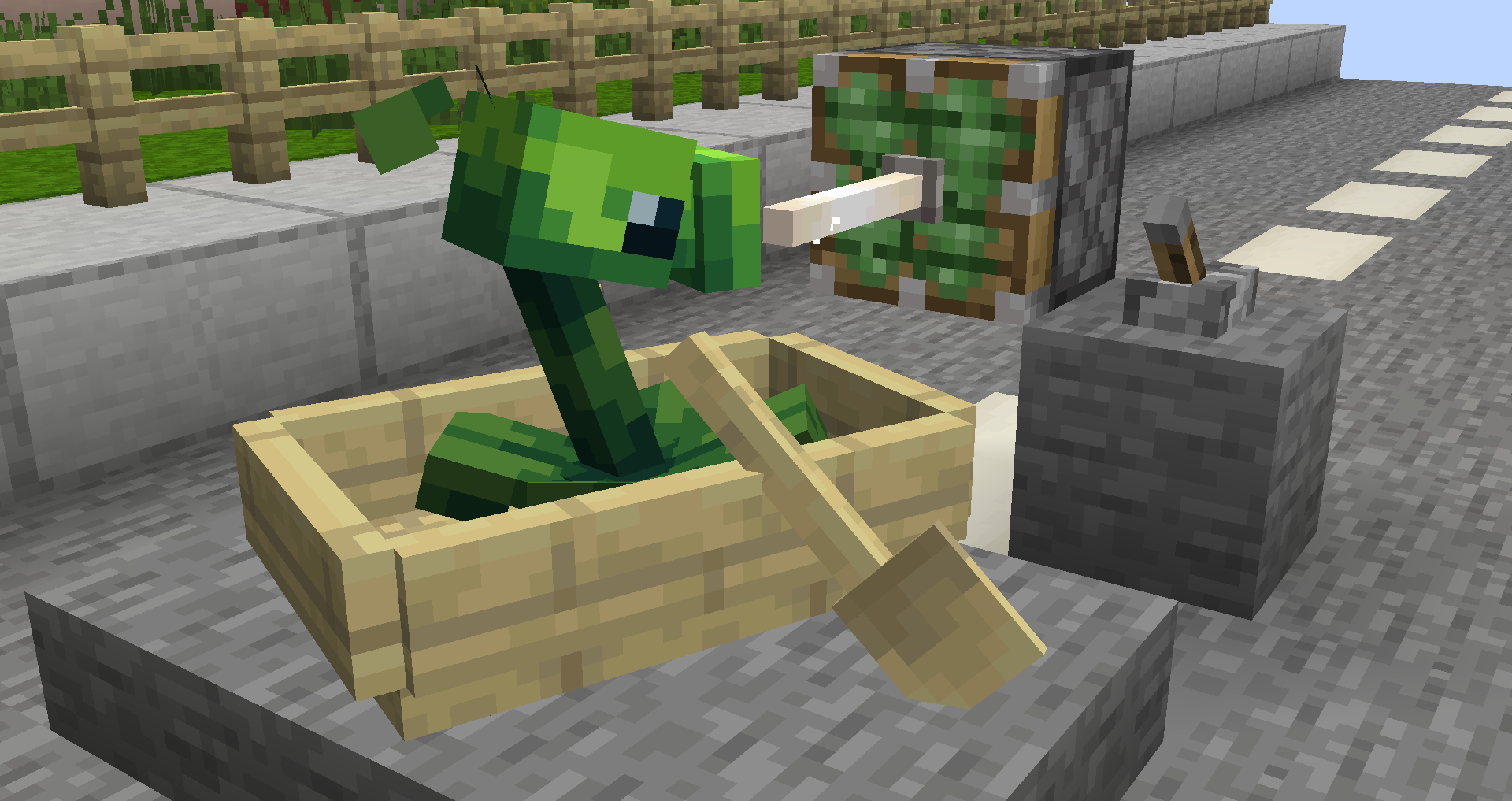 Screenshot modpacku Plants vs. Zombies (3/3)